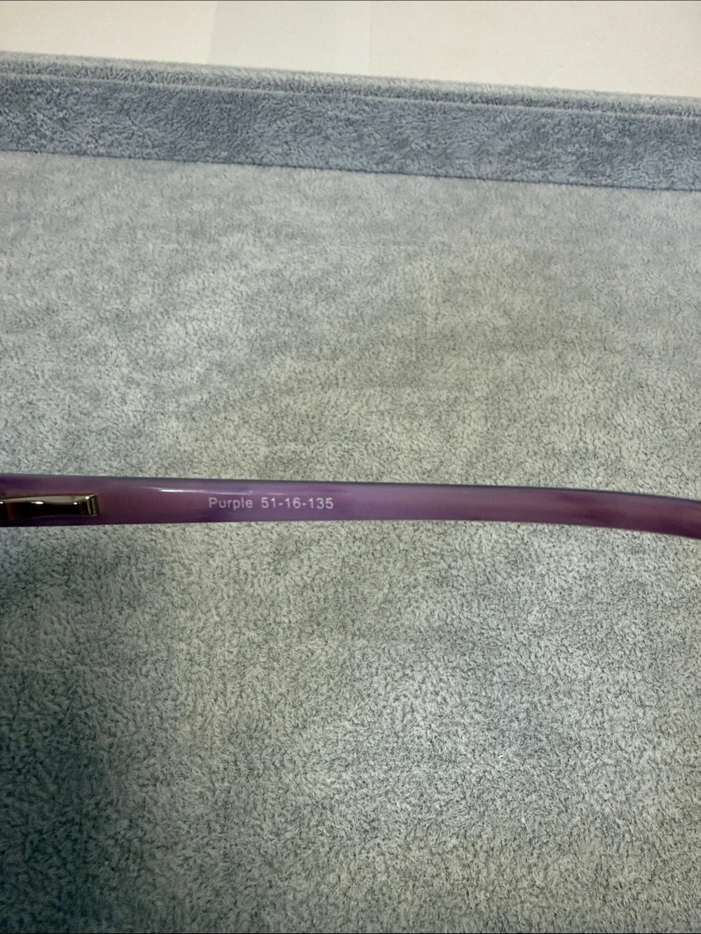 NWOT Foxy Molly Purple PLO Women's Cat-Eye Glasses frames Eyesize 51
